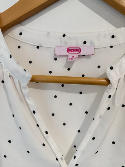 SES Button-down Blouse Size 8