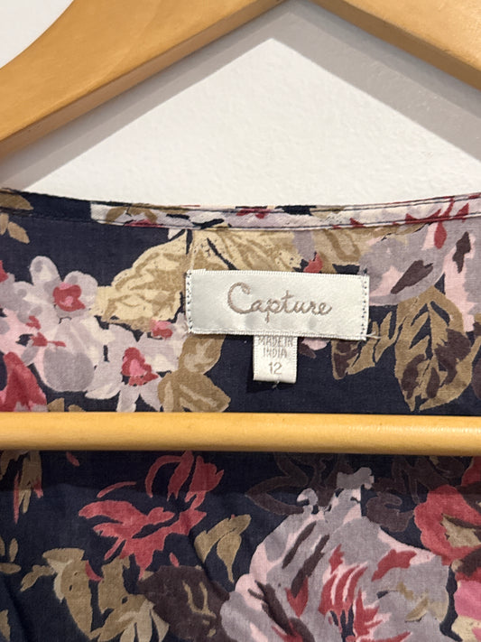 Capture Floral Top Size 12