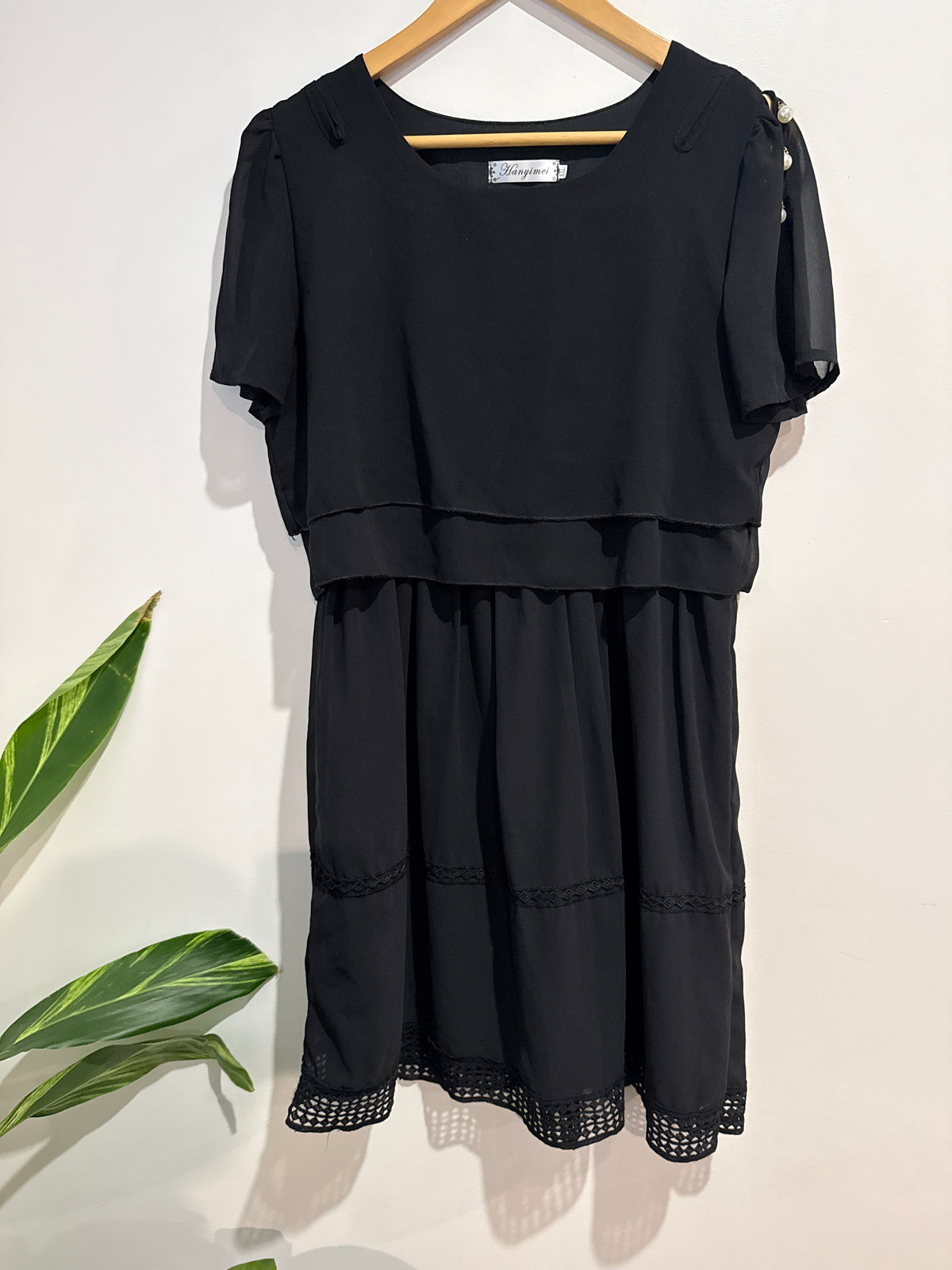 Hanyimei Knee-length Dress Size XXL | U/Arm to U/Arm 49cm