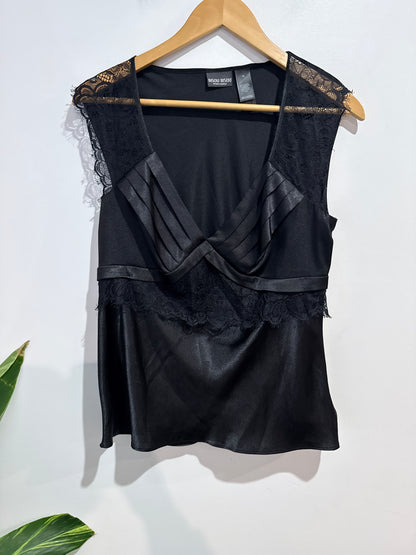 Bisou Bisou Satin Top Size 12