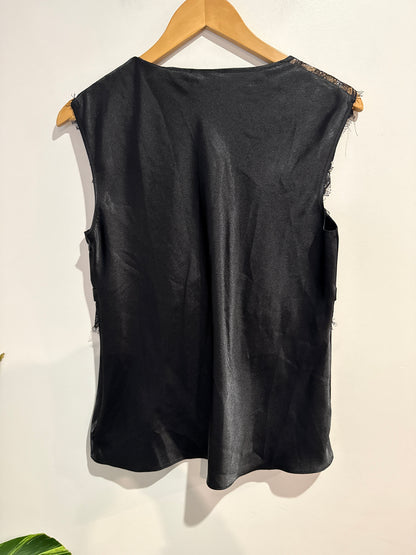 Bisou Bisou Satin Top Size 12