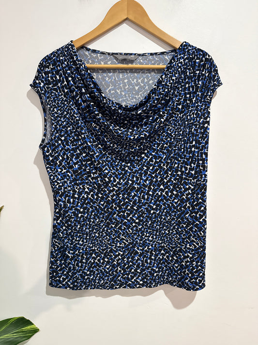 Jacqui.e Cowl-neck Top Size M