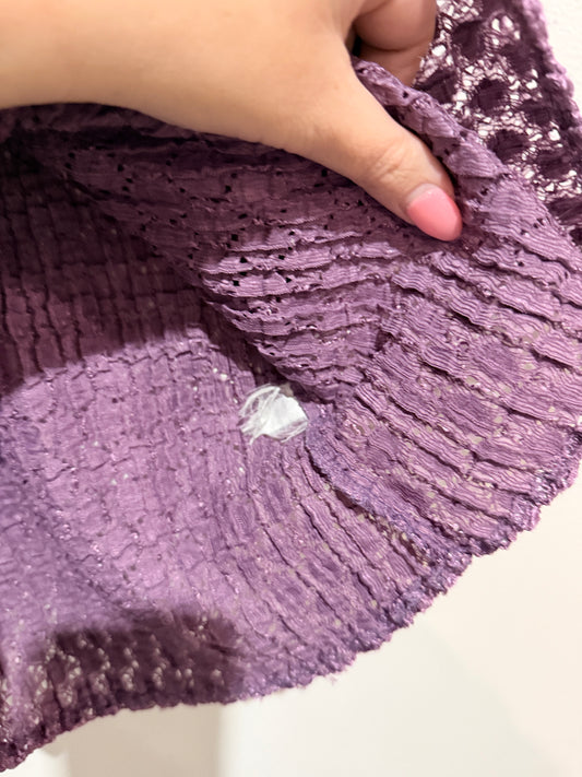 Brand Unknown Sleeveless Plum Top Size U/Arm to U/Arm 41cm