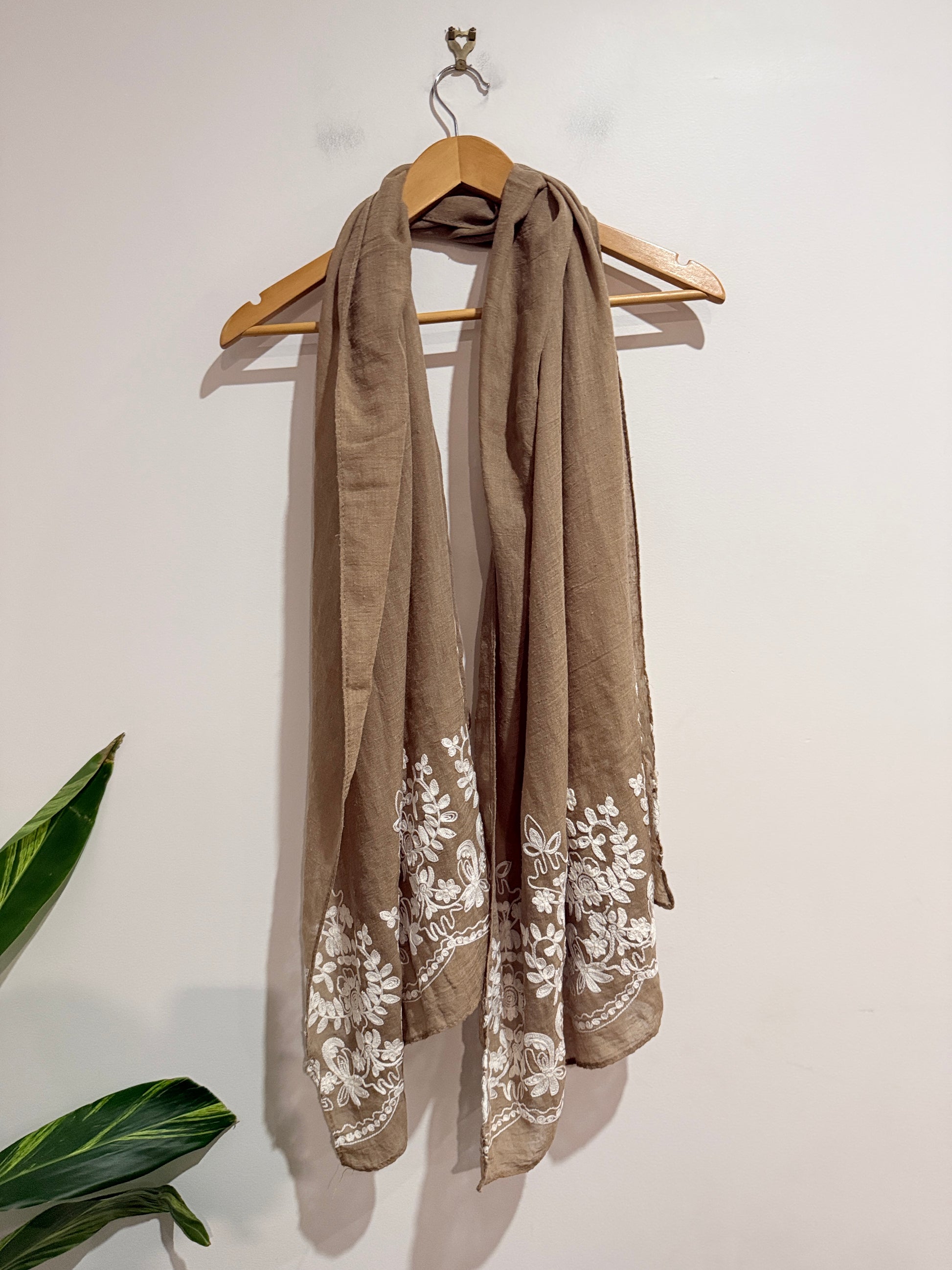 Embroidered Scarf