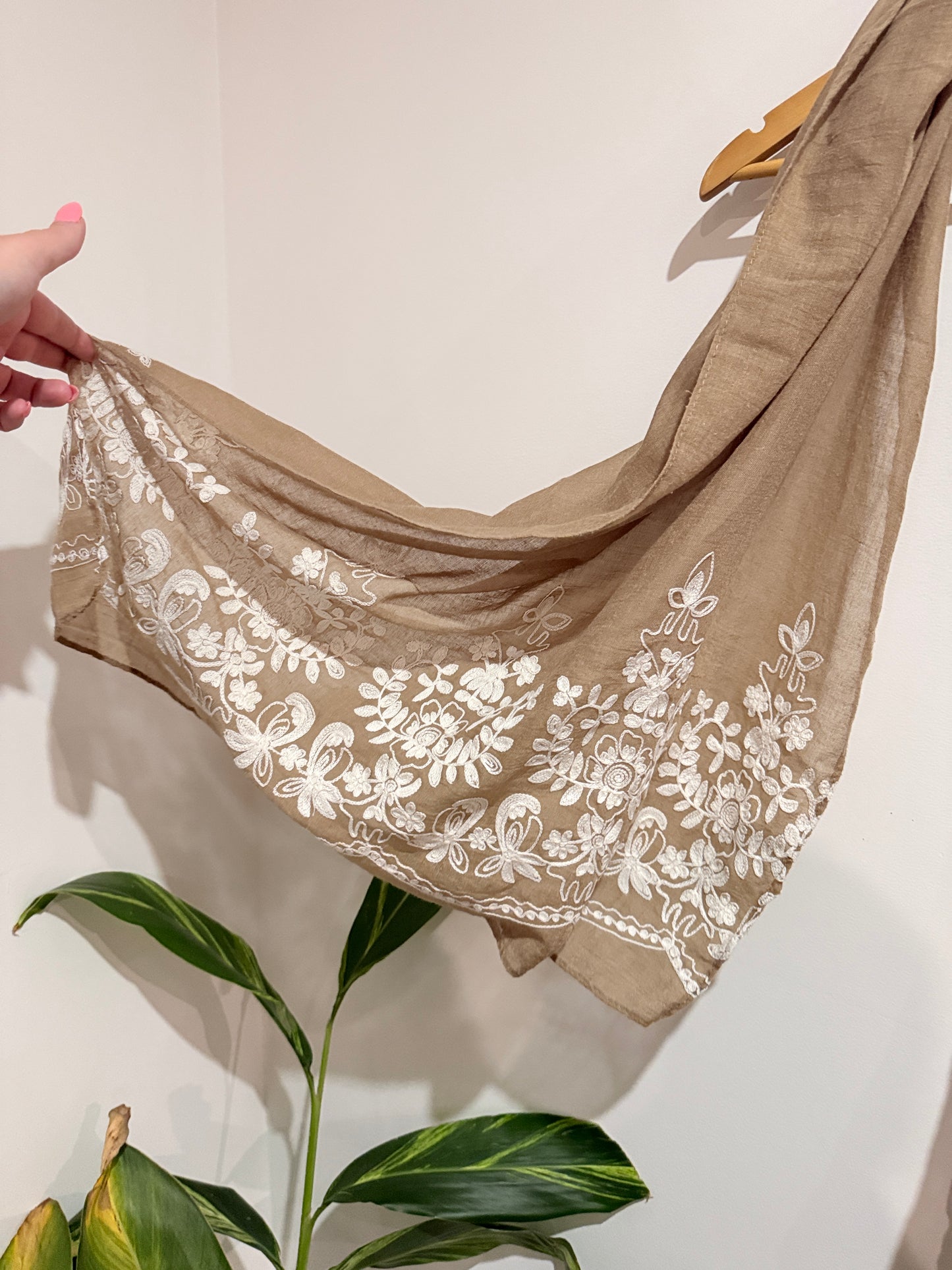 Embroidered Scarf