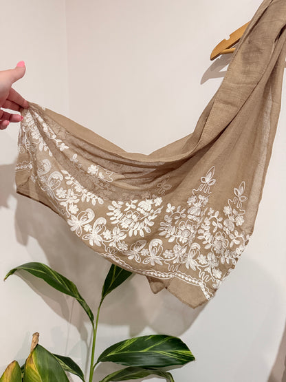 Embroidered Scarf