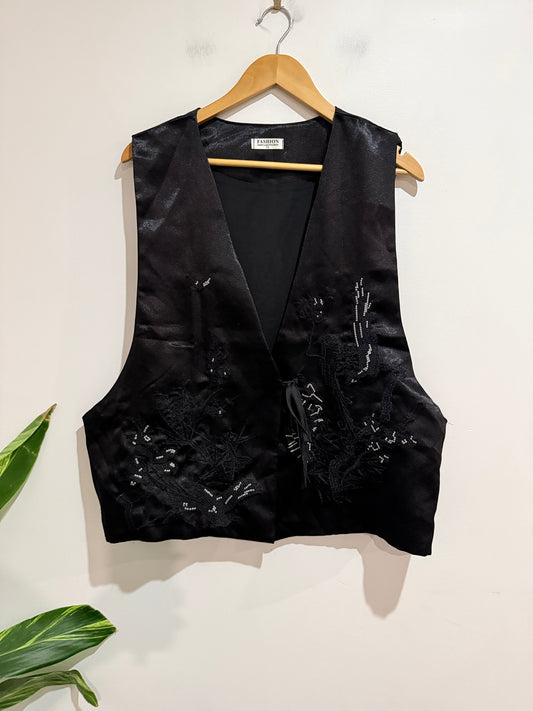 Brand Unknown Brocade Waistcoat / Vest Size U/Arm to U/Arm 63cm