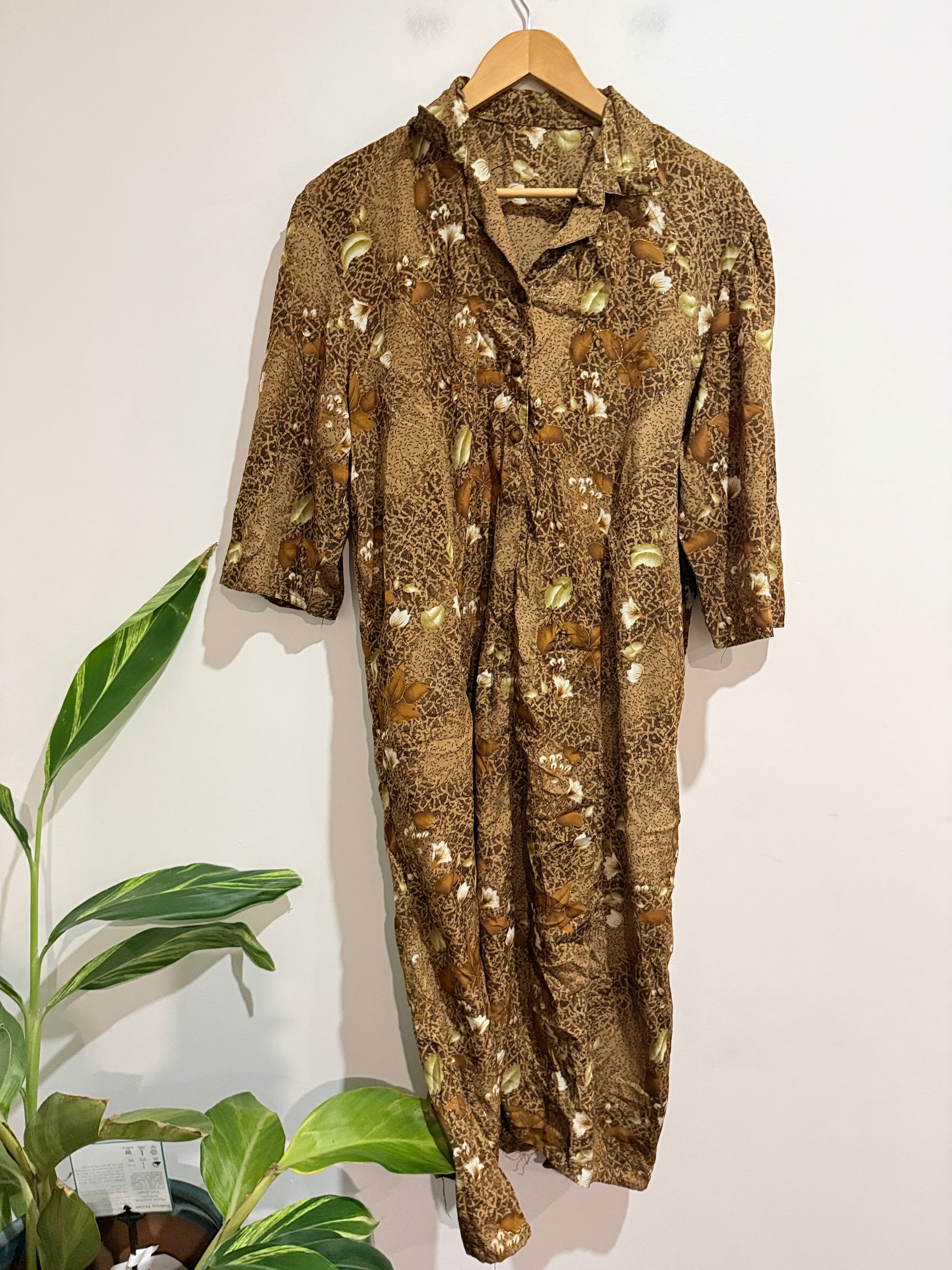 Patterned Maxi Dress Size U/Arm to U/Arm 61cm
