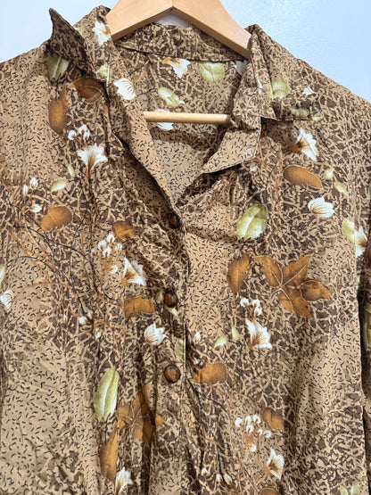 Patterned Maxi Dress Size U/Arm to U/Arm 61cm