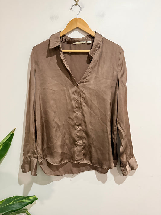 Glassons Satin Shirt Size 12