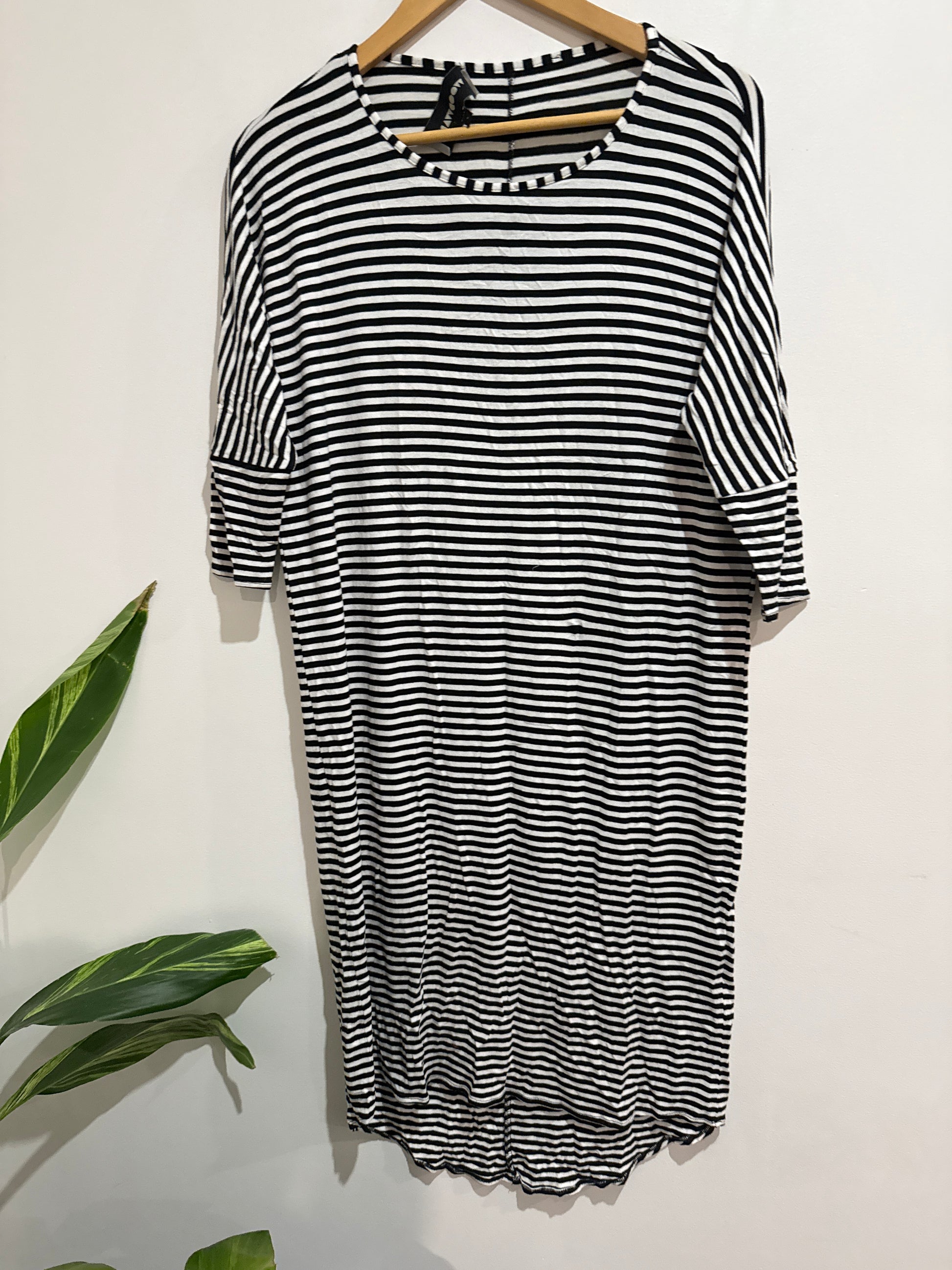 Woodward Striped T-shirt Dress Size S