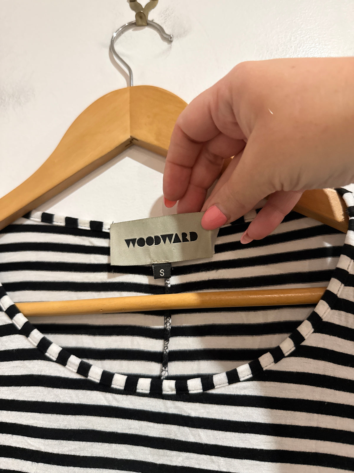 Woodward Striped T-shirt Dress Size S
