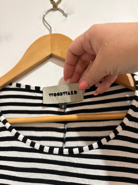 Woodward Striped T-shirt Dress Size S