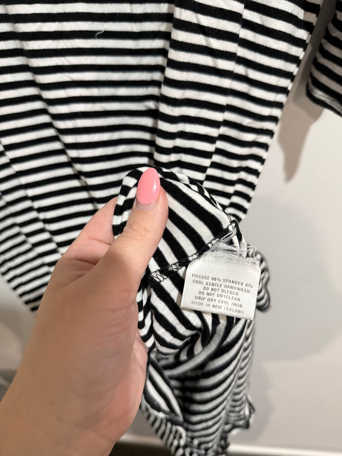 Woodward Striped T-shirt Dress Size S