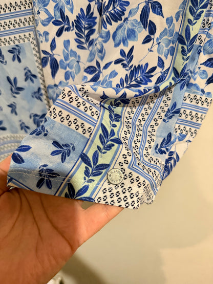 W.lane Floral Pattern Shirt Size XS