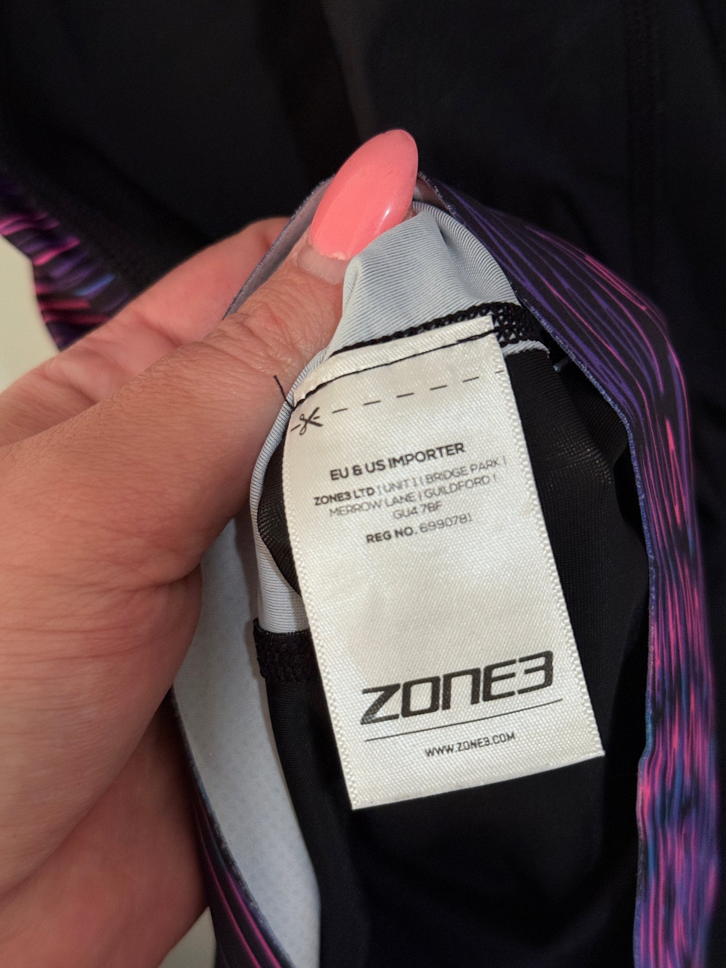 Zone3 Short Sleeve Full-zip Trisuit Size XL