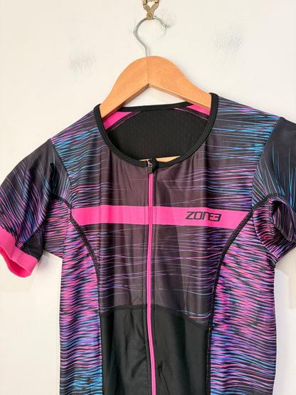 Zone3 Short Sleeve Full-zip Trisuit Size XL