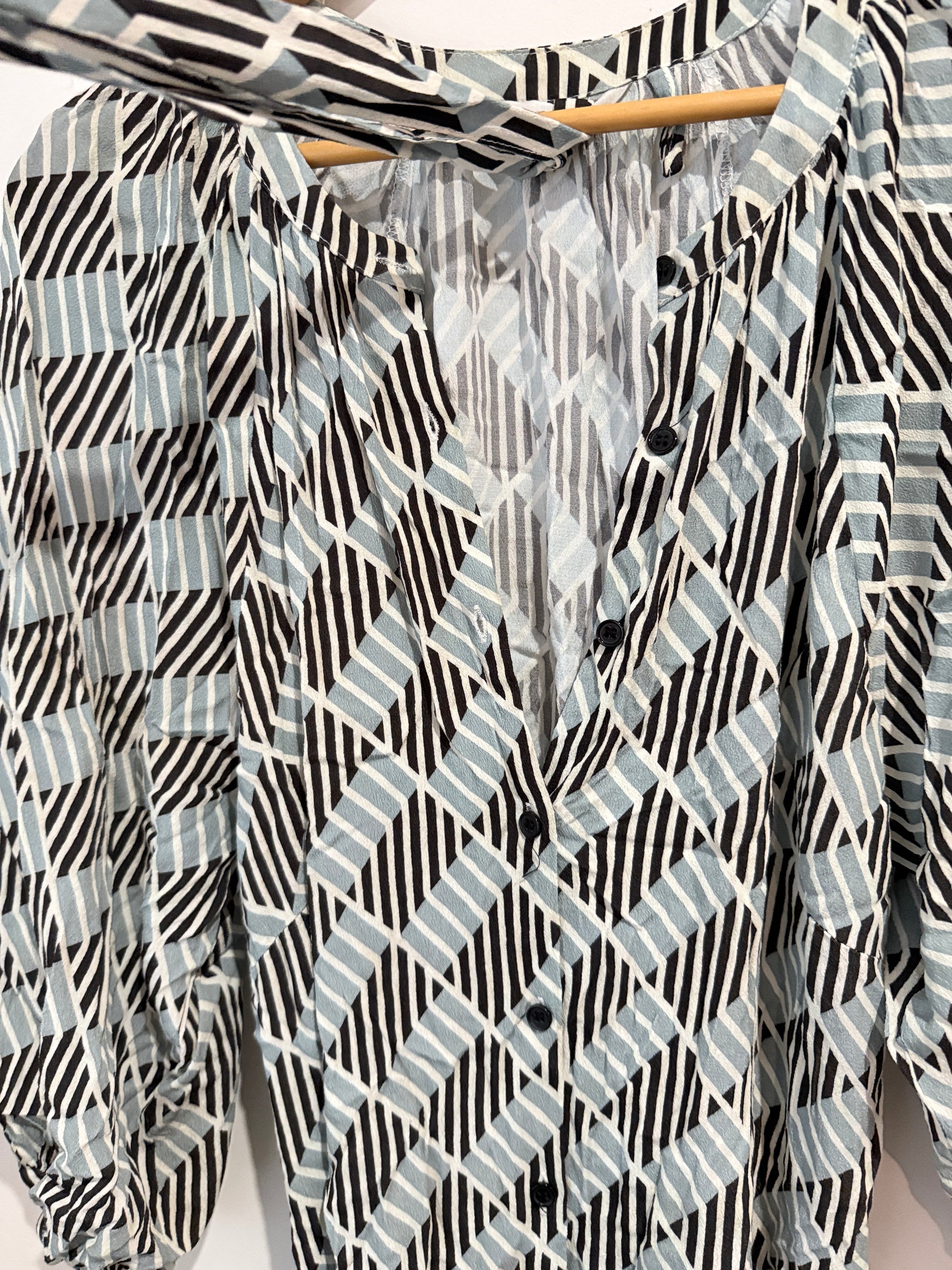 Grace H Printed Shirt Dress Size 10
