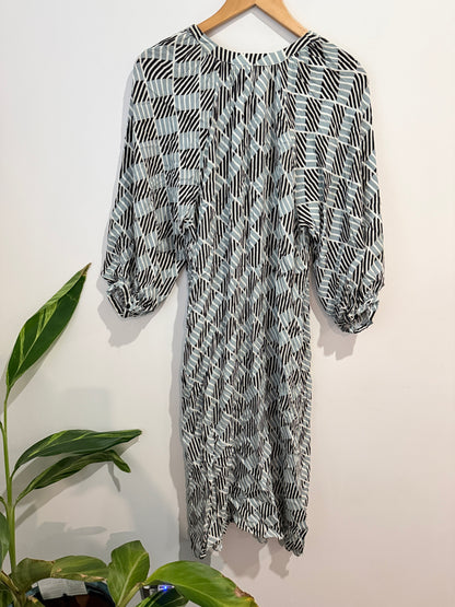 Grace H Printed Shirt Dress Size 10