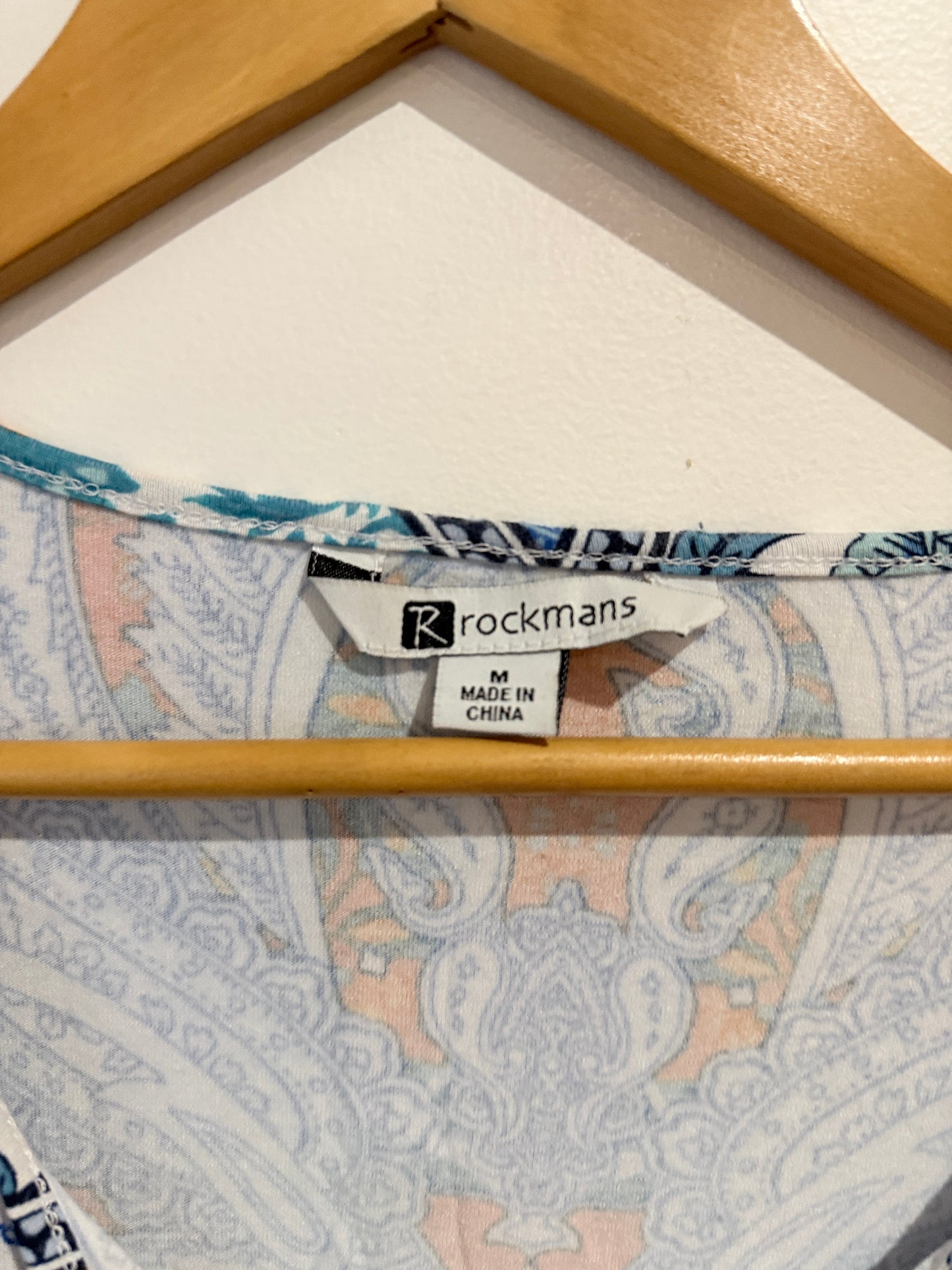 Rockmans Boho Tunic Top Size M
