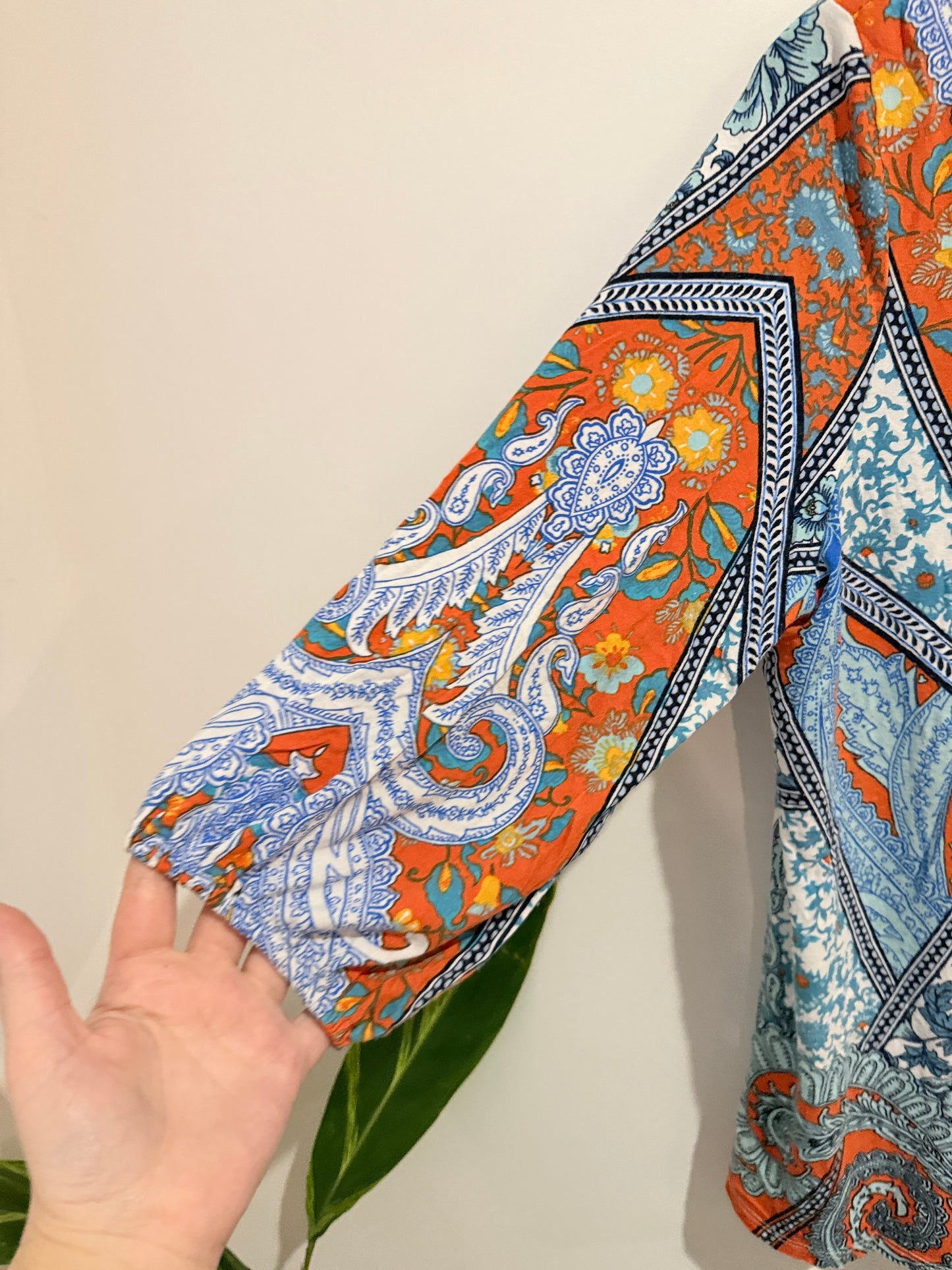 Rockmans Boho Tunic Top Size M