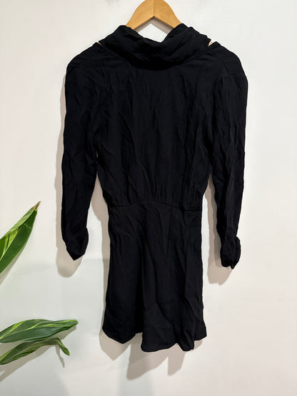 Liam (NZ Made) Crinkle Mini Dress Size 6