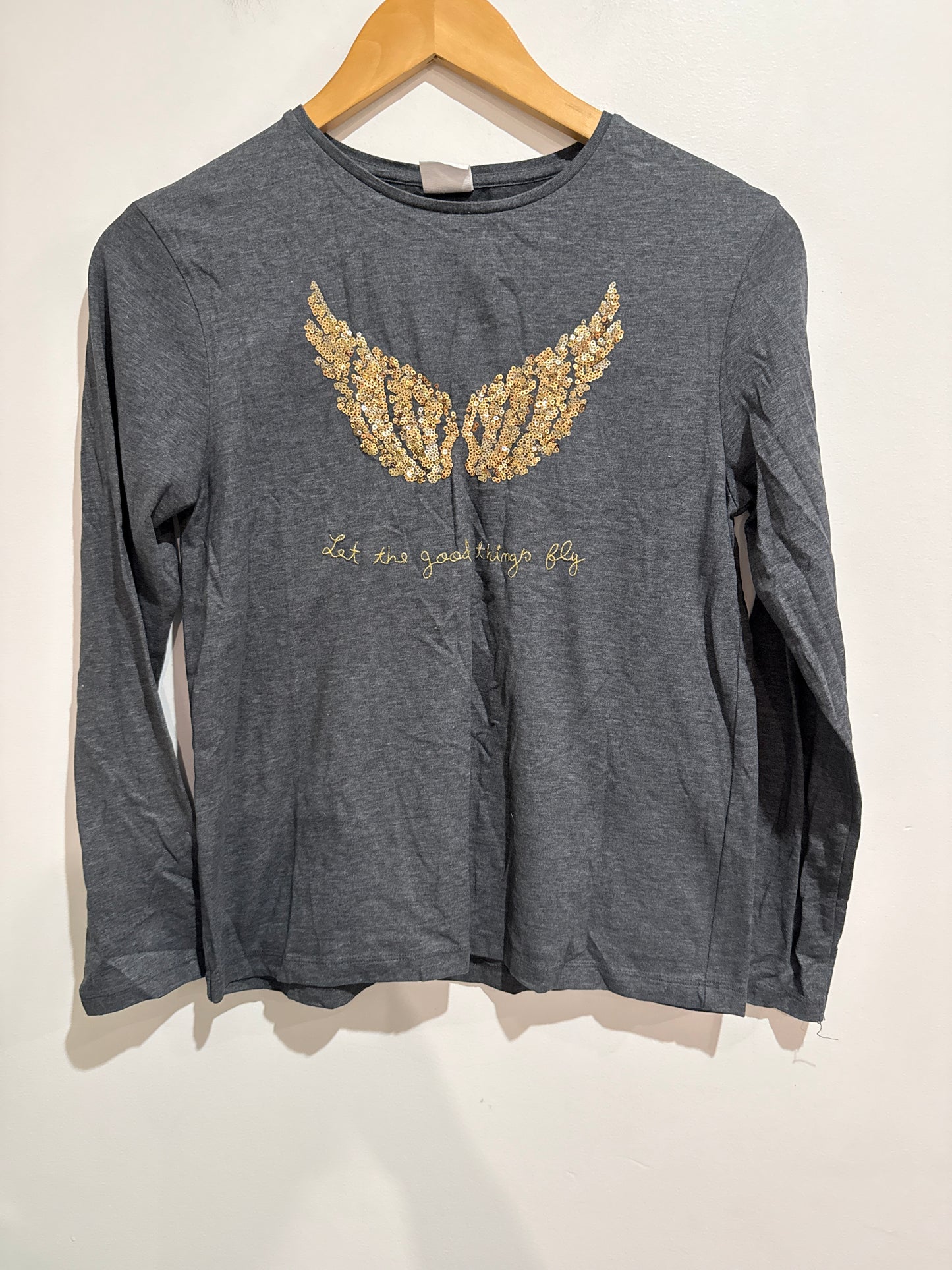 Zara Long-sleeve T-shirt Size 13-14 | 164cm