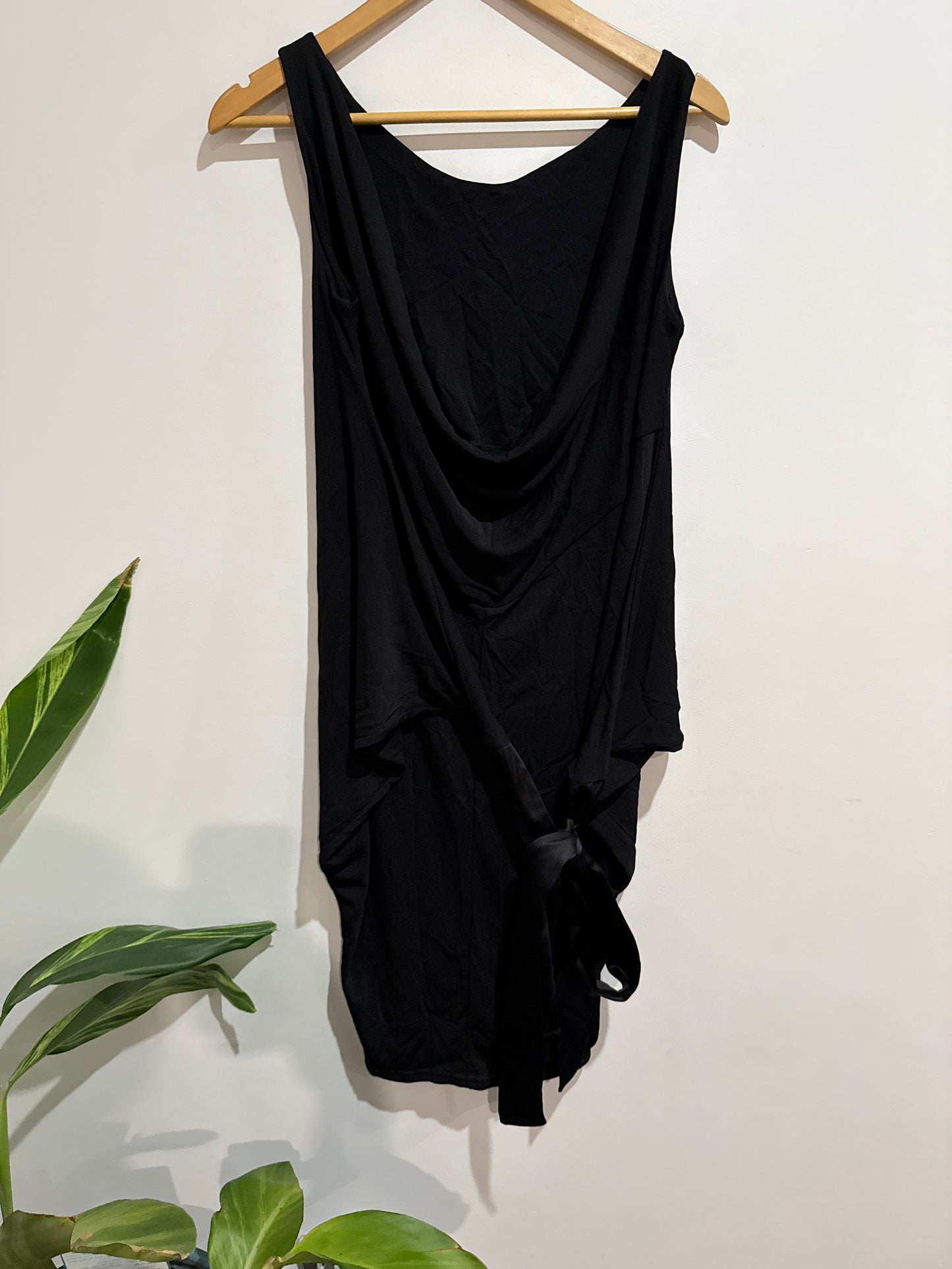 Nico Didonna London Draped Front Mini Dress Size 4 | U/Arm to U/Arm 48cm