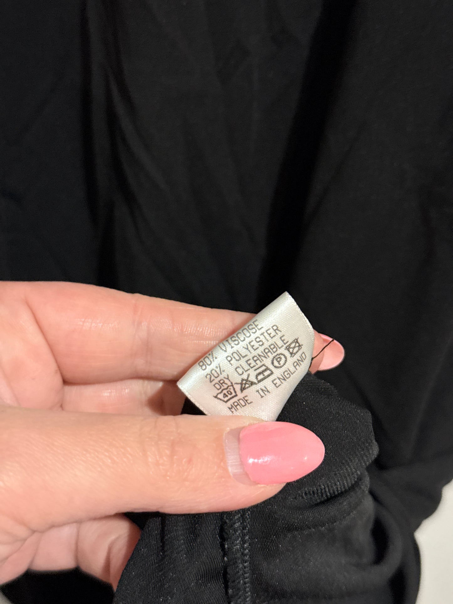 Nico Didonna London Draped Front Mini Dress Size 4 | U/Arm to U/Arm 48cm