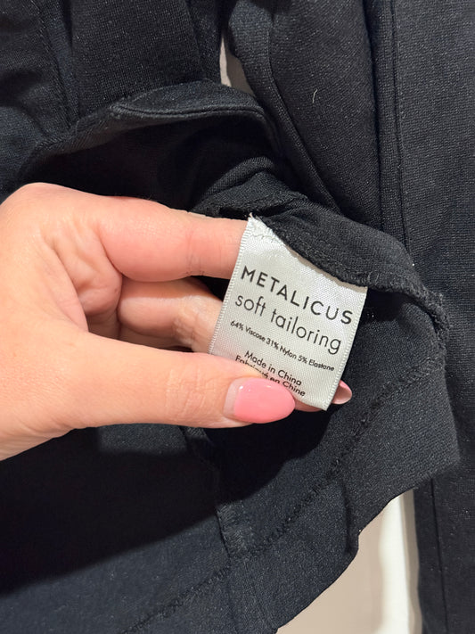 Metalicus Cropped Blazer Jacket Size U/Arm to U/Arm 44cm