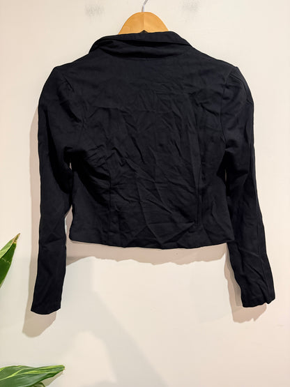 Metalicus Cropped Blazer Jacket Size U/Arm to U/Arm 44cm