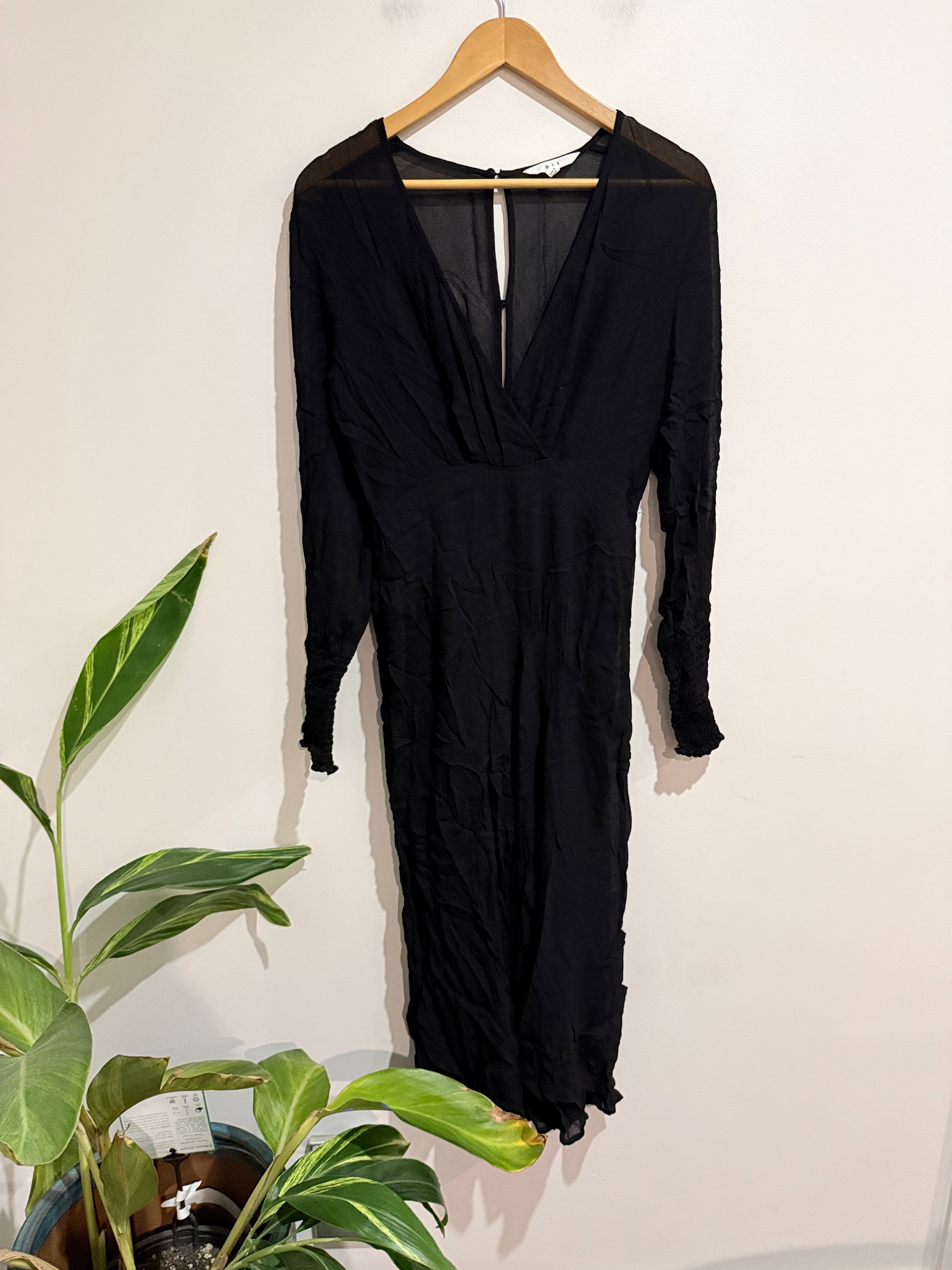 Max Longsleeve Wrap Dress Size 10