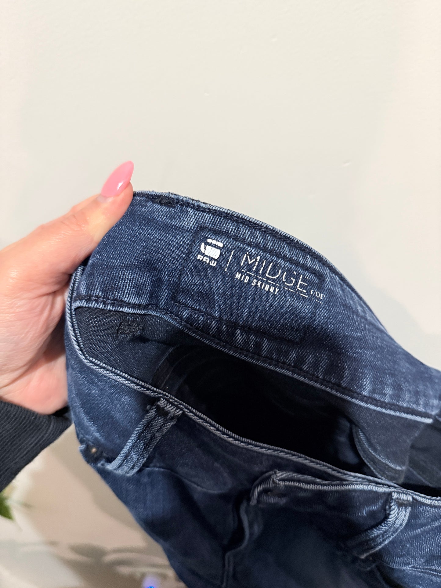 G Raw Skinny Jeans Size Waist 80cm