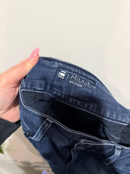 G Raw Skinny Jeans Size Waist 80cm