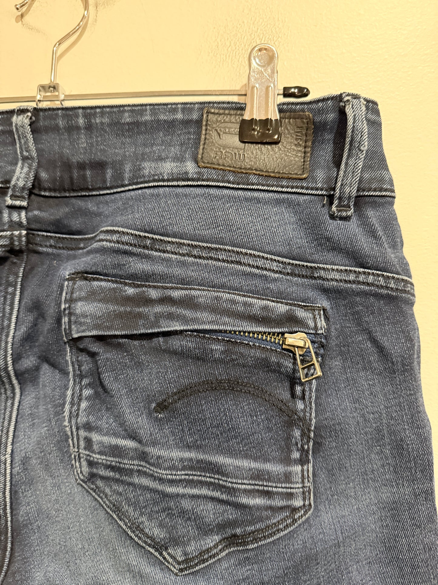 G Raw Skinny Jeans Size Waist 80cm