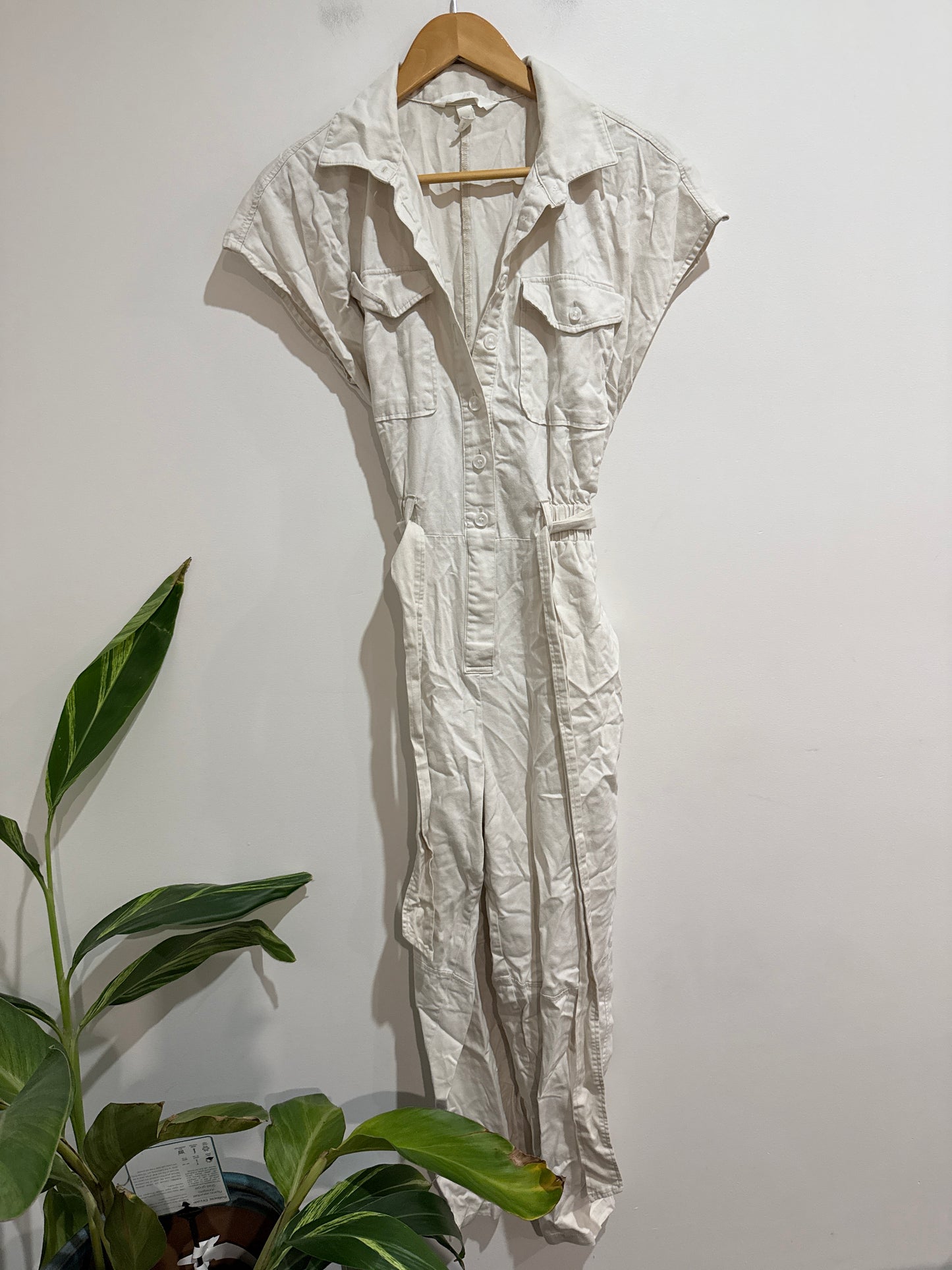 H & M Utility Jumpsuit Size 10
