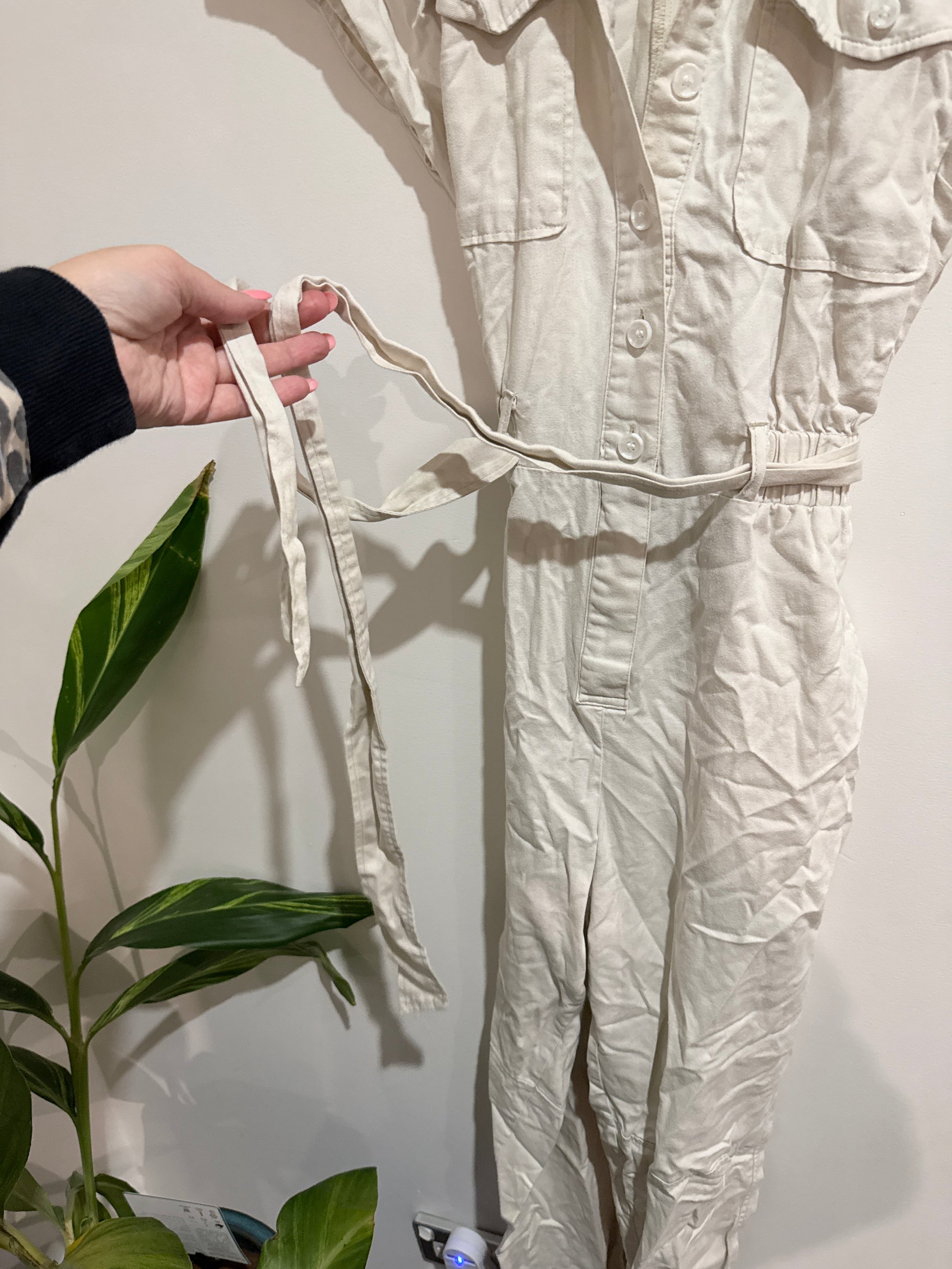 H & M Utility Jumpsuit Size 10