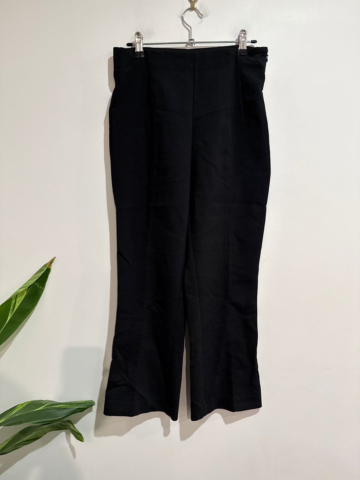 Zara Basic Wide-leg Trousers Size M