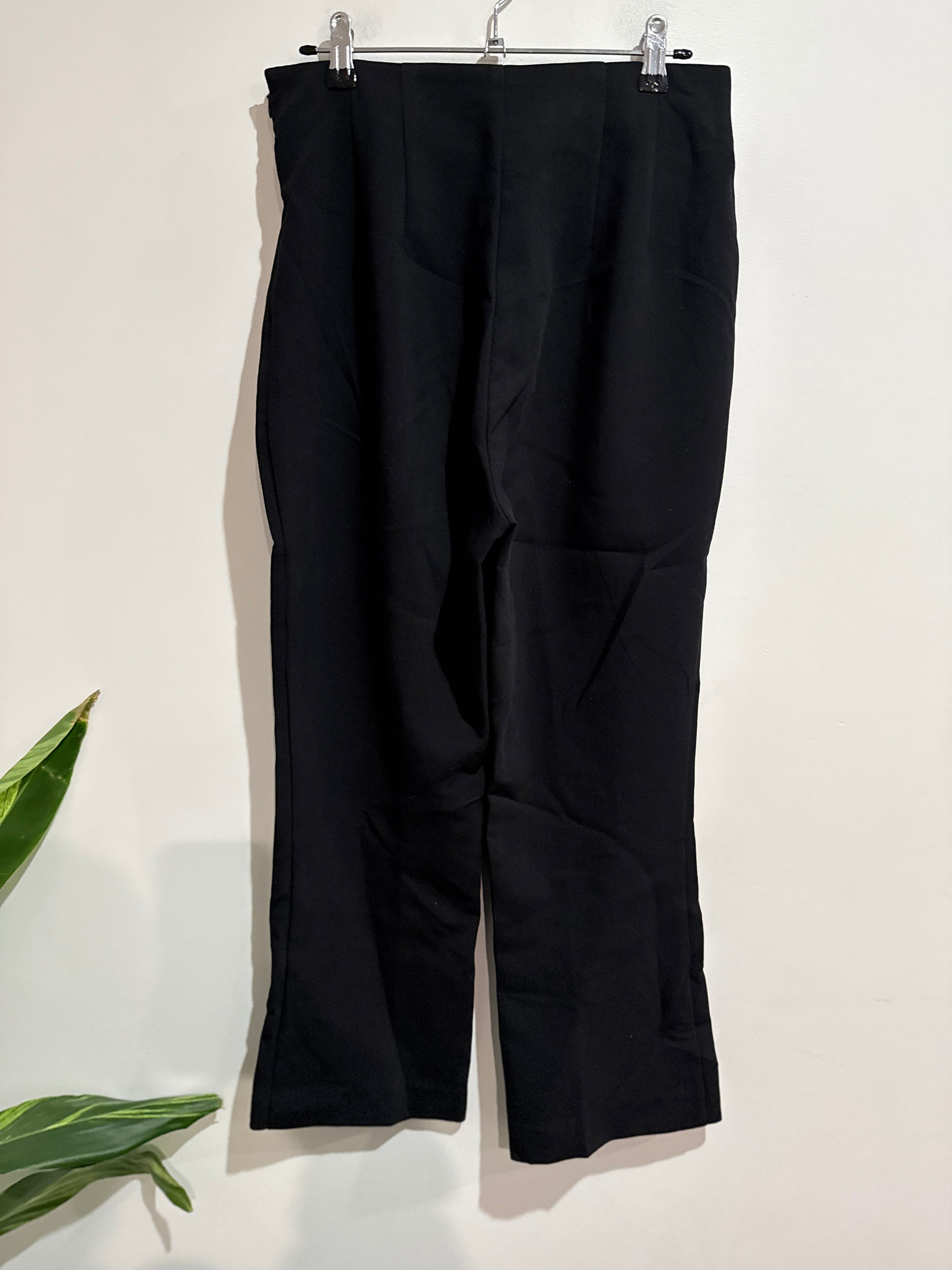 Zara Basic Wide-leg Trousers Size M