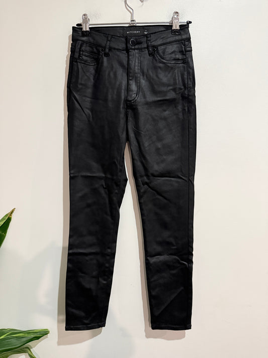 Witchery Coated Skinny Jeans Size 4