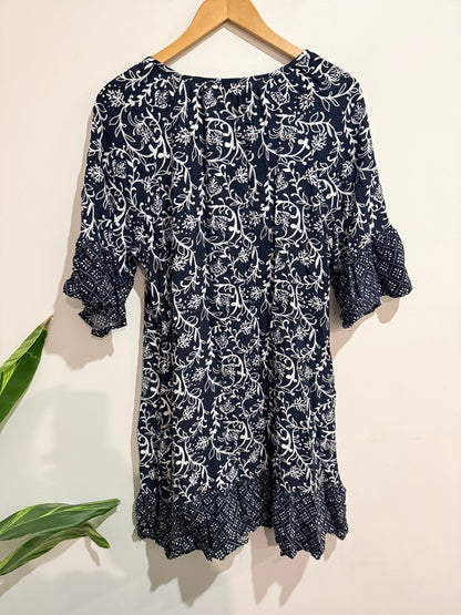 Millers Floral Tunic Dress Size 16