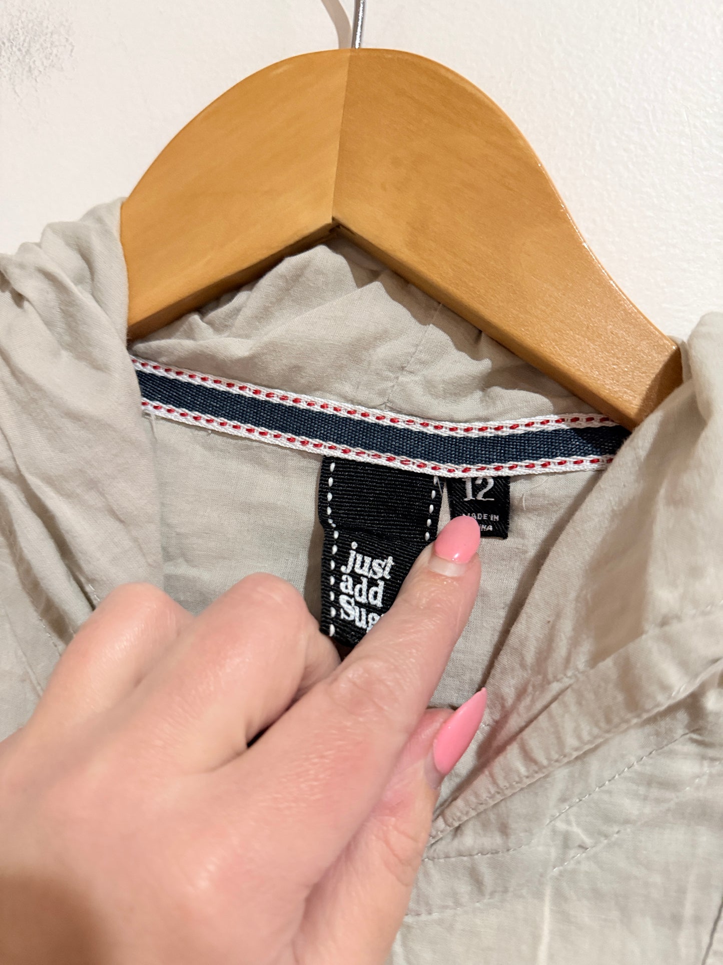 Just Add Sugar 3/4 Sleeves Shirt Size 12