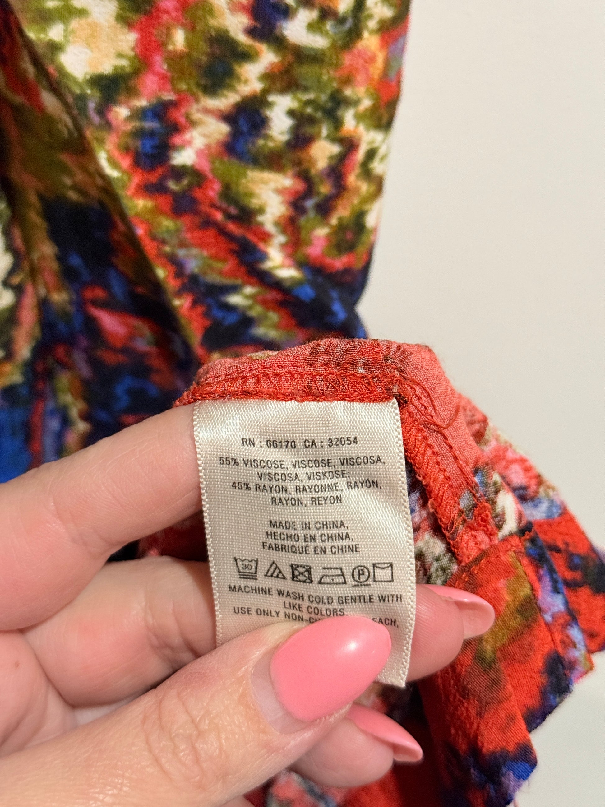 Maeve Paisley Print Shift Dress Size XS