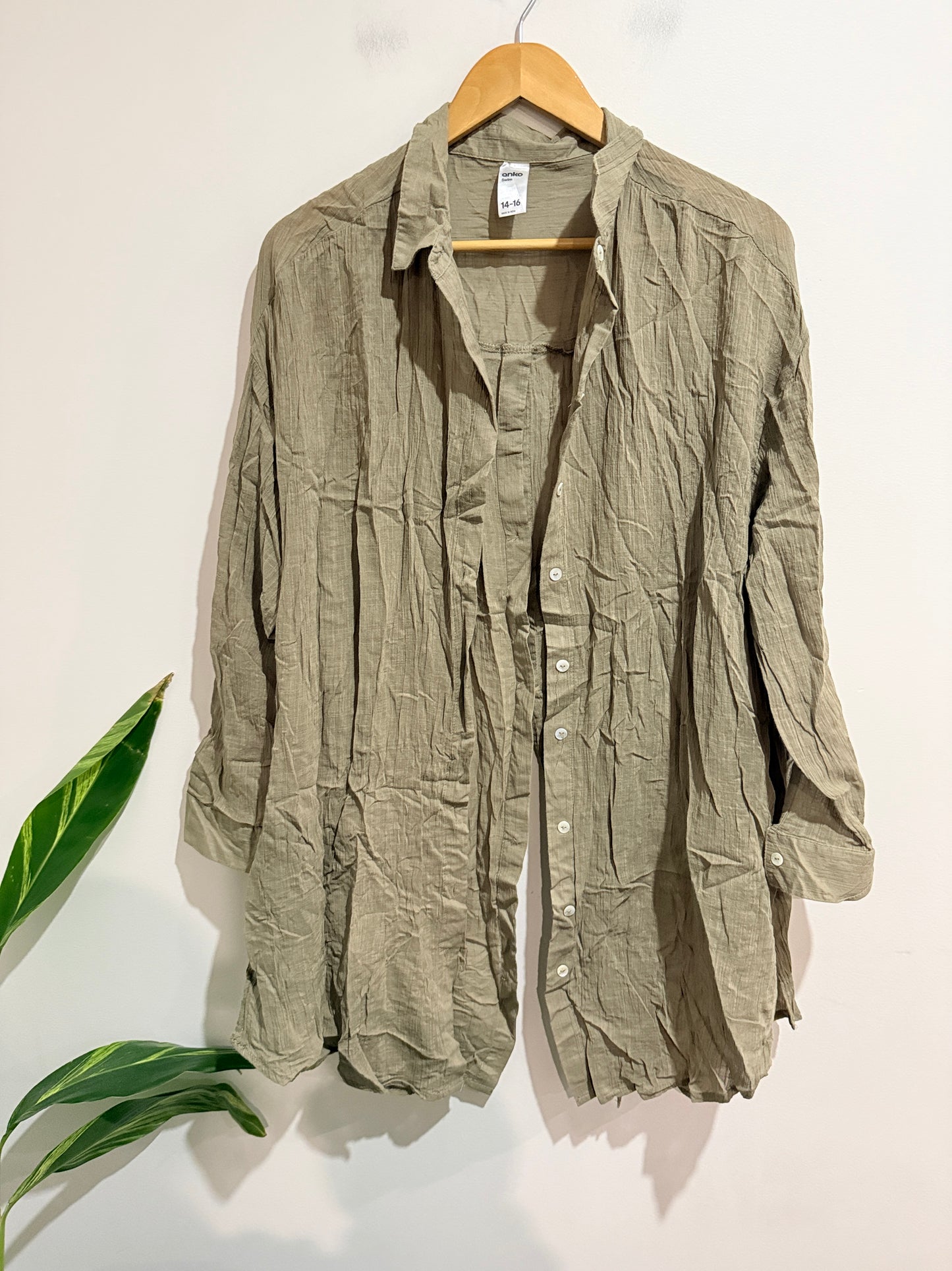 Anko Long-sleeved Shirt Size 14-16