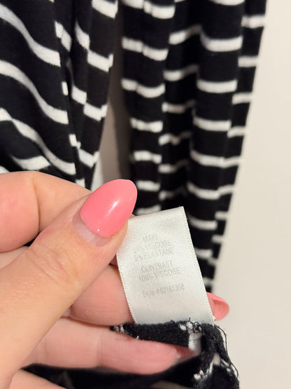 Witchery Striped Viscose Knit Top - Size S