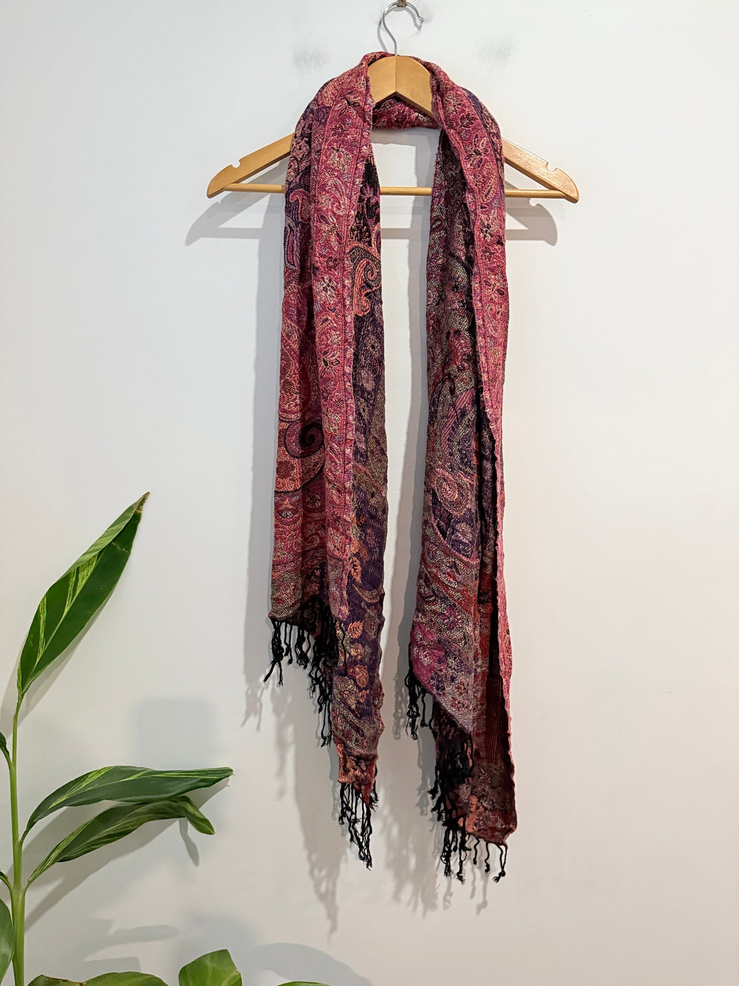 Paisley Tassel Scarf