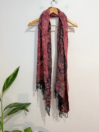 Paisley Tassel Scarf