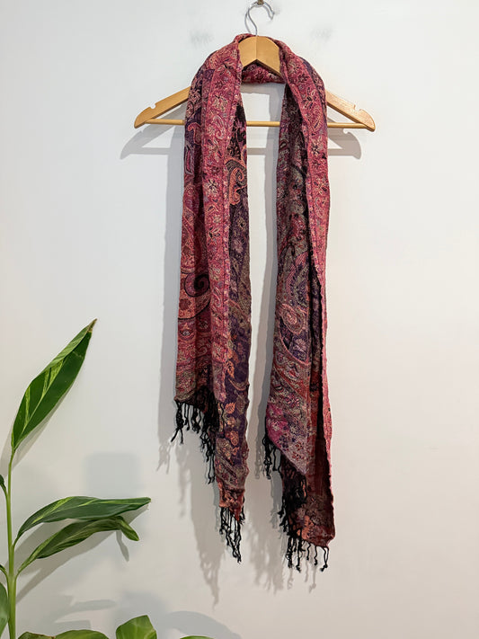 Paisley Tassel Scarf