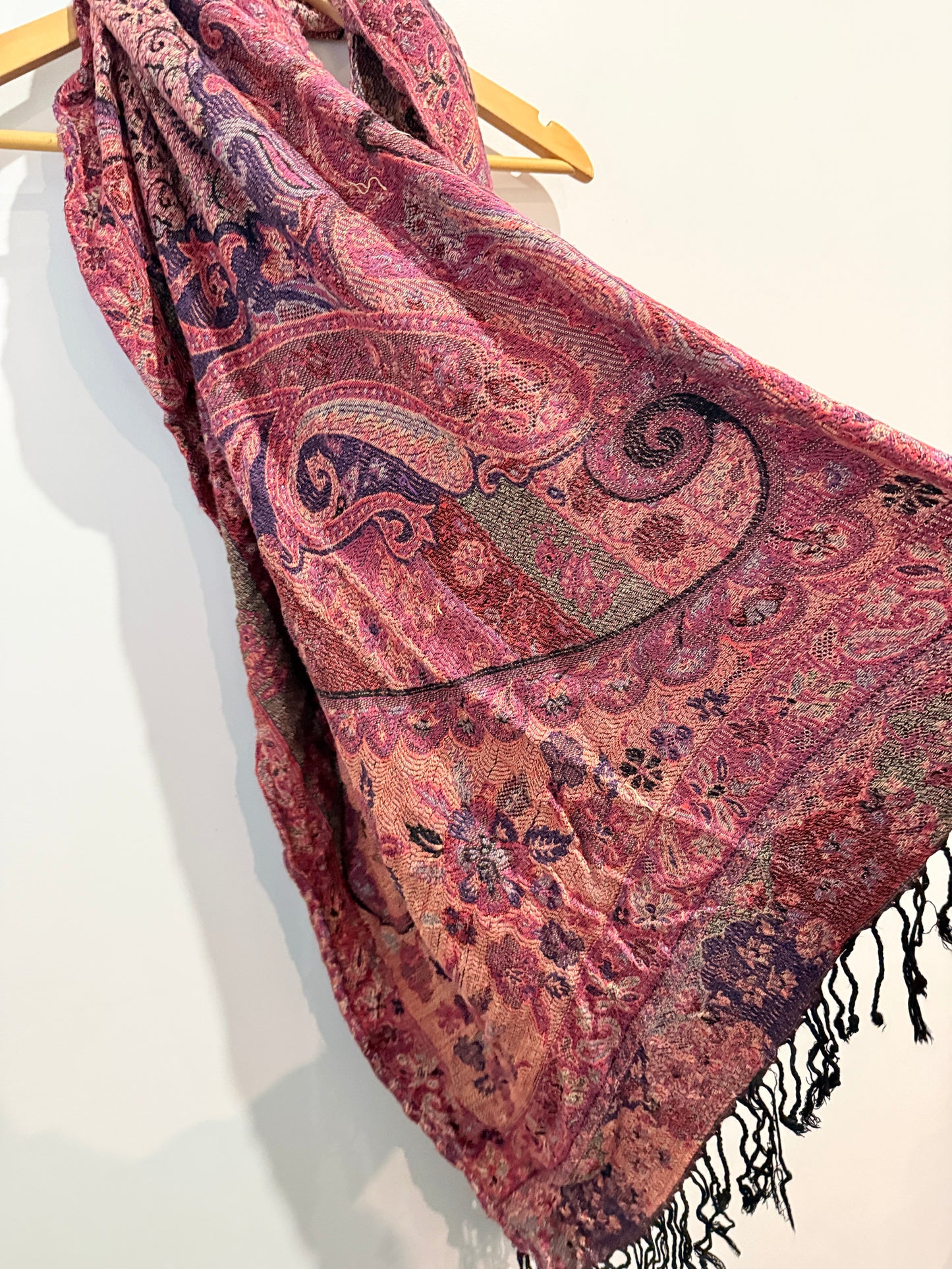 Paisley Tassel Scarf