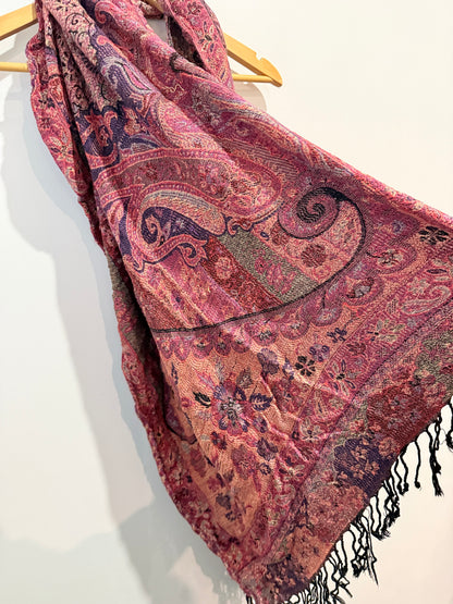 Paisley Tassel Scarf